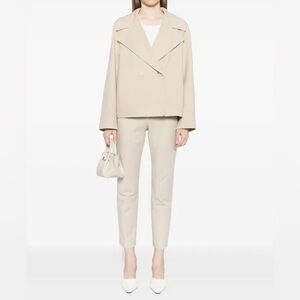 JOSEPH Coleman trousers in taupe